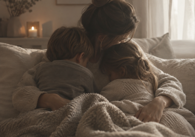 Mutter mit Kinder